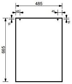 Экран боковой для ванны Эстет Грация ФР-00004720 Л/П 50см белый